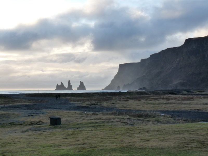 Vik on south coast of Iceland
